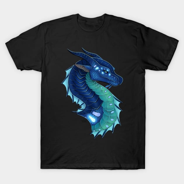 Tsunami Head shot T-Shirt by Dracanthrope